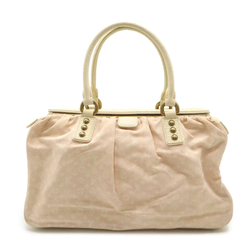LOUIS VUITTON Monogram Lin Trapeze Handbag Tote Bag Rose Pink Baby Pink